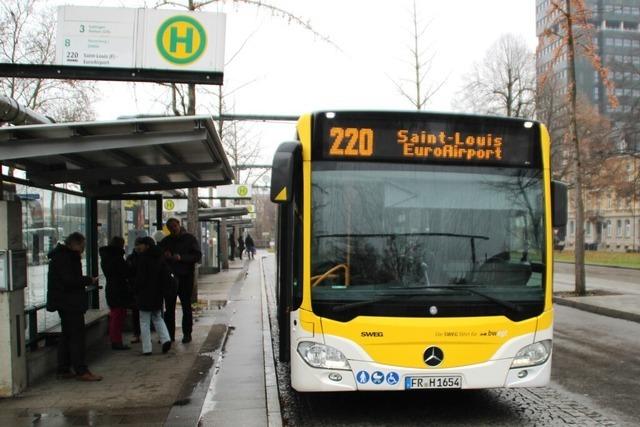 Buslinie 220 verbindet nun Lrrach mit dem Euroairport Basel Mulhouse Freiburg