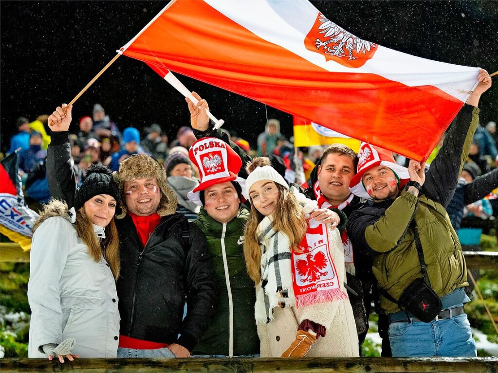 Auch aus Polen kamen begeisterte Wintersportfans.