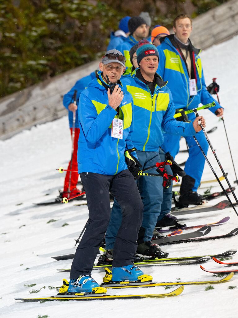 Das Schanzenteam in Aktion