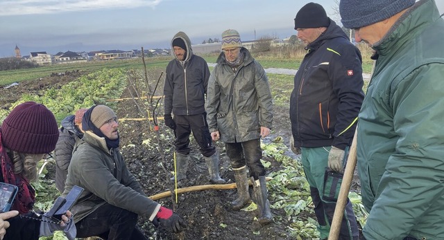 Bei einem Netzwerktreffen auf den Flc...vie wurden die ersten Bume gepflanzt.  | Foto: Martin Frenk