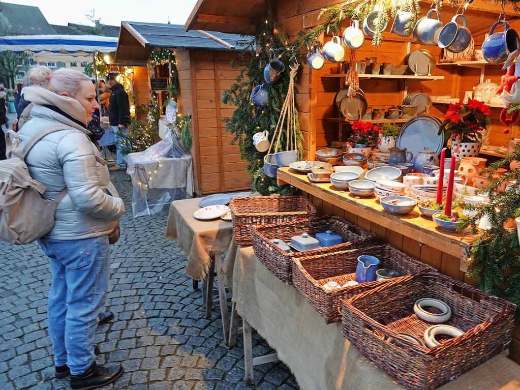 Trotz Regenwetters war die Stimmung bei der Laufenburger Altstadtweihnacht gut.