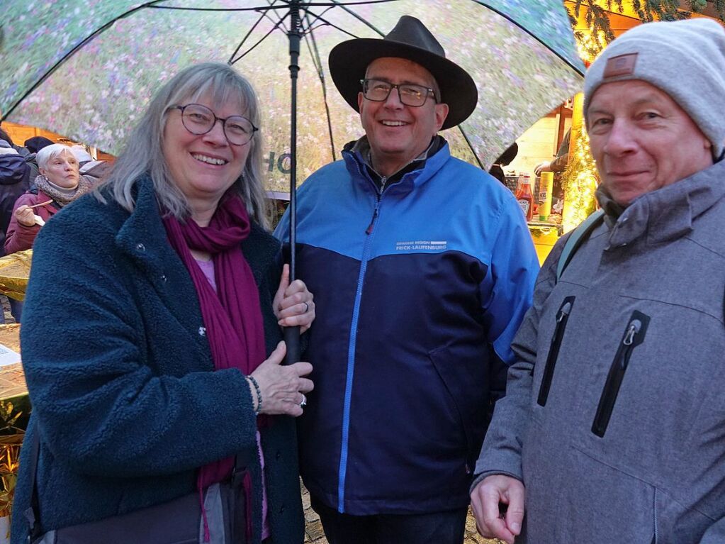 Trotz Regenwetters war die Stimmung bei der Laufenburger Altstadtweihnacht gut.