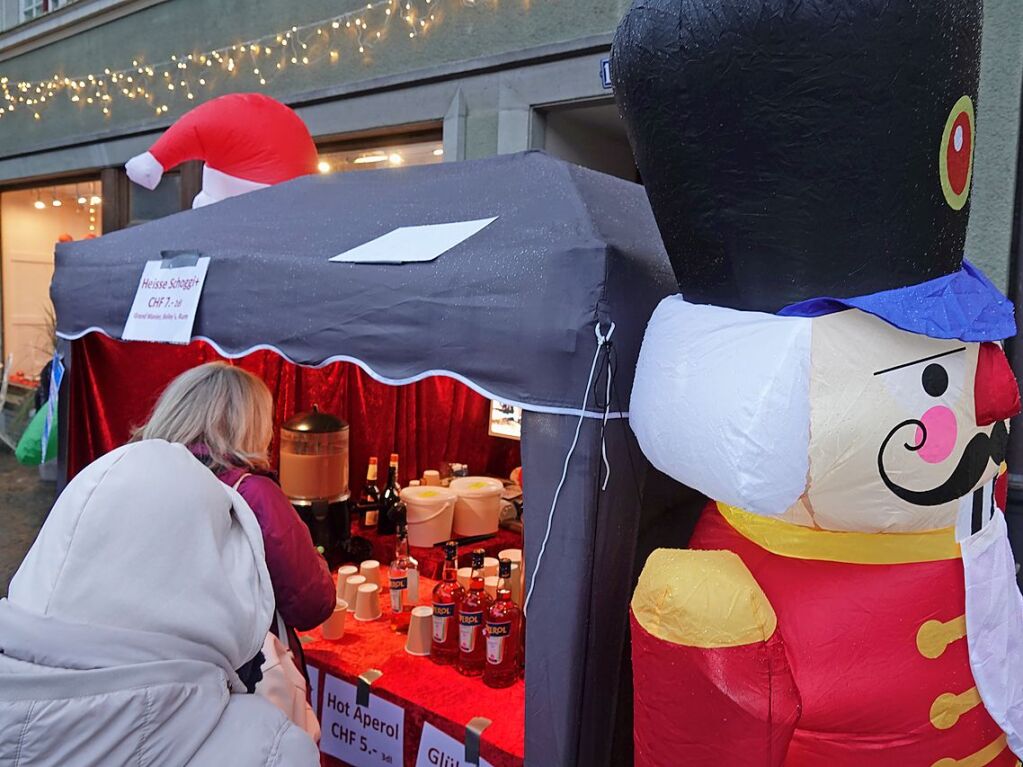 Trotz Regenwetters war die Stimmung bei der Laufenburger Altstadtweihnacht gut.