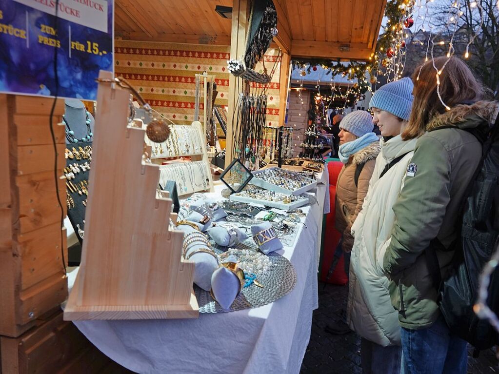 Trotz Regenwetters war die Stimmung bei der Laufenburger Altstadtweihnacht gut.