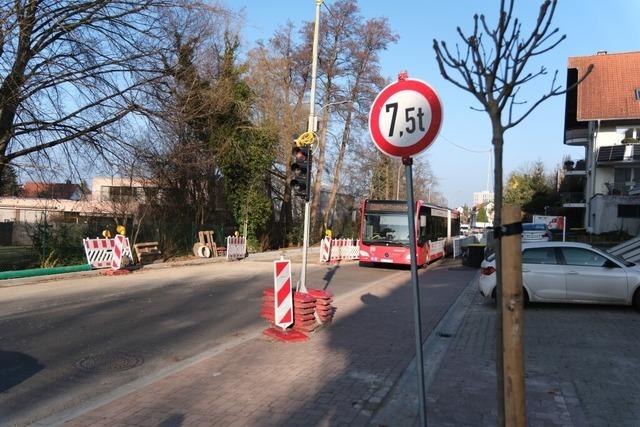 Ortsdurchfahrt weiter teilgesperrt - so geht es auf der Baustelle in Merzhausen weiter