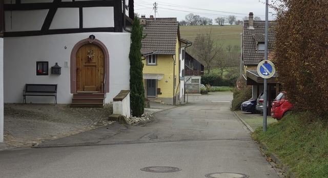 Ein Teil der Kirchstrae bis zur Kande...rd nach einem Wasserrohrbruch saniert.  | Foto: Gudrun Gehr