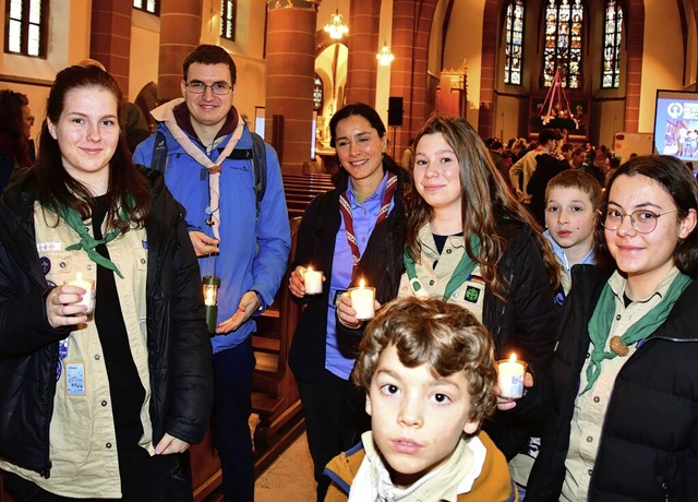 In Emmendingen wurde das Friedenslicht aus Bethlehem fr Baden ausgesendet.   | Foto: Dieter Erggelet