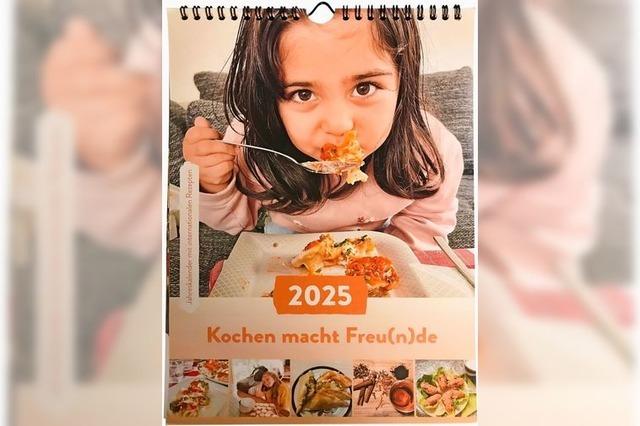 Neuer Kalender mit Gerichten von Geflchteten in Mnstertal