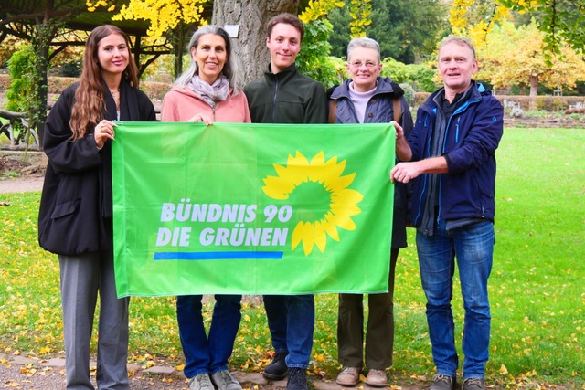 Der Vorstand der Grnen in Emmendingen...ritz Fritz und Norbert Rsch (v. li.).  | Foto: Die Grnen