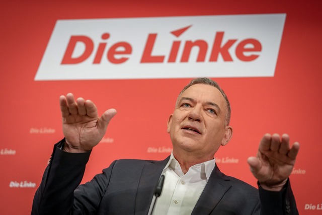 Auch die Linke mit dem Spitzenduo Jan ...r wollen ver&auml;ndern". (Archivbild)  | Foto: Kay Nietfeld/dpa