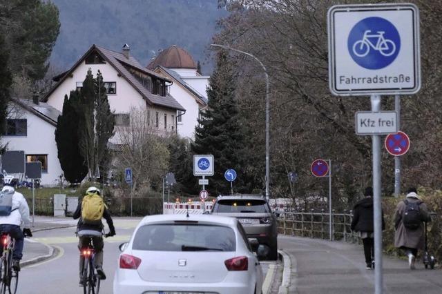 Die Zeller Strae bleibt eine Fahrradstrae