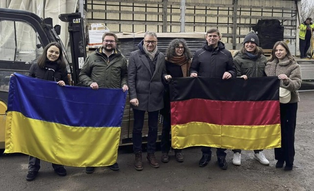 Stefan Breitner (Zweiter von links), M...nd Pirmin Styrnol (Zweiter von rechts)  | Foto: Stadt Lahr