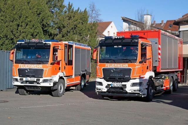 Mllheimer Feuerwehr hat zwei neue Fahrzeuge – die Kollegen in Steinenstadt bekommen bald ein neues