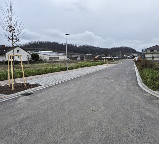 Neue Strae im  Baugebiet in Oberrotweil  | Foto: Sebastian Ehret