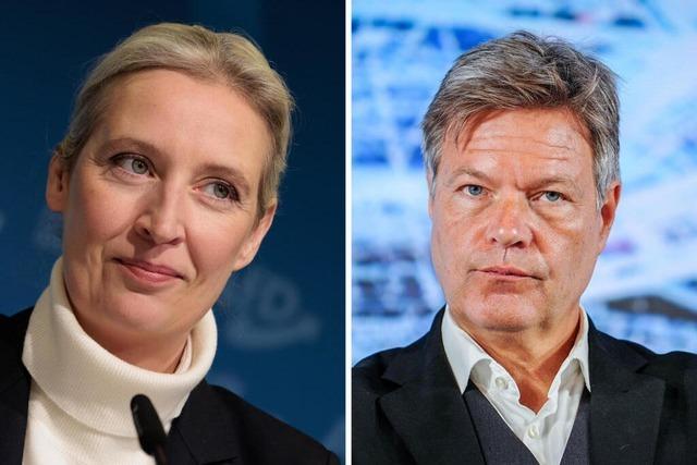 Ein TV-Duell ergibt nur mit Merz, Scholz, Weidel und Habeck Sinn