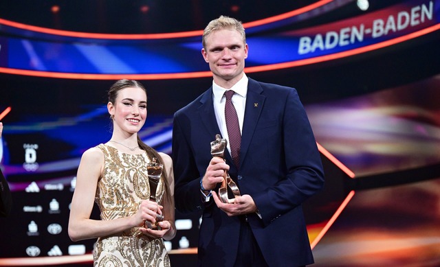 Deutschlands Sportlerin und Sportler d...ler, freuen sich auf besinnliche Tage.  | Foto: Bernd Wei&szlig;brod/dpa