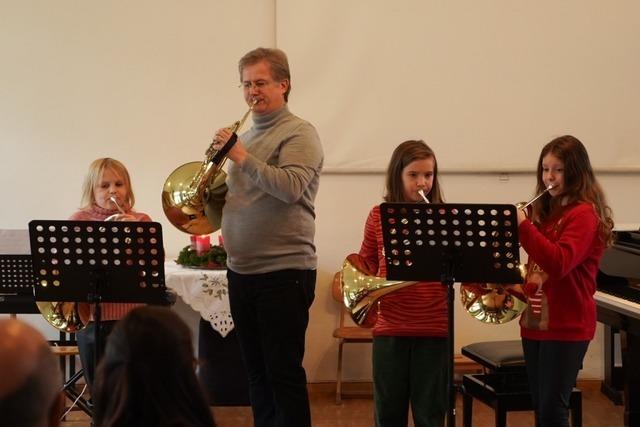 Von der Weihnachtsbckerei bis ins Weltall fhrte das Adventskonzert der Musikschule Oberes Wiesental