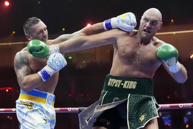 Rckkampf in Riad: Die Boxer Usyk und Fury bitten erneut zum Spektakel