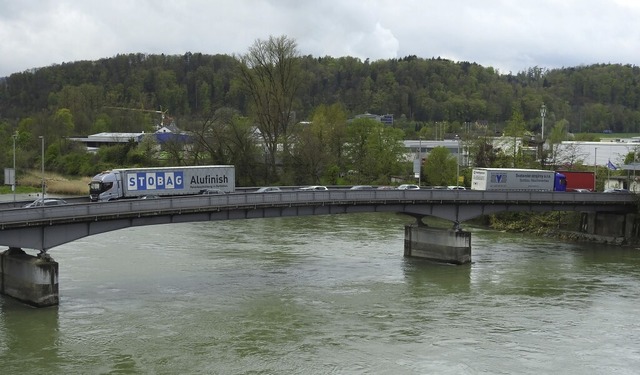 Fr den grenzberschreitenden Verkehr ...rer regulren Nutzungsdauer erreicht.   | Foto: Baier, Markus