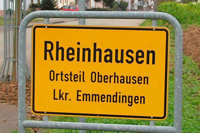 Rheinhausen &#8211; der Name ist nicht... Jetzt wird der amtliche Name ergnzt.  | Foto: Ilona Hge