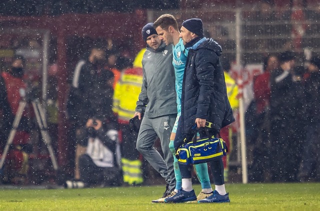 Das DFB-Sportgericht verhandelt am 9. ...schen Union Berlin und dem VfL Bochum.  | Foto: Andreas Gora/dpa