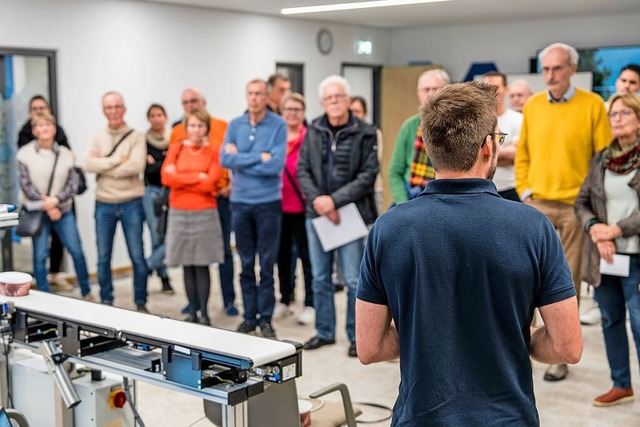 Zahlreiche Gste kamen zur Zukunftswer...A Campus&#8220; in Waldkirch-Buchholz.  | Foto: Florian Hertlein