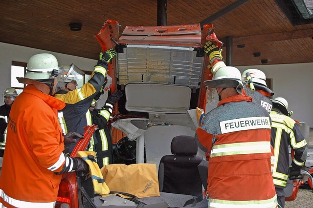 Die Huserner Feuerwehr, hier bei eine...ten Investition bedacht (Archivbild).  | Foto: Christiane Sahli