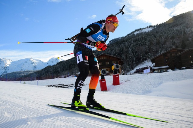 Philipp Horn wird im Jagdrennen Achter.  | Foto: Olivier Chassignole/AFP/dpa