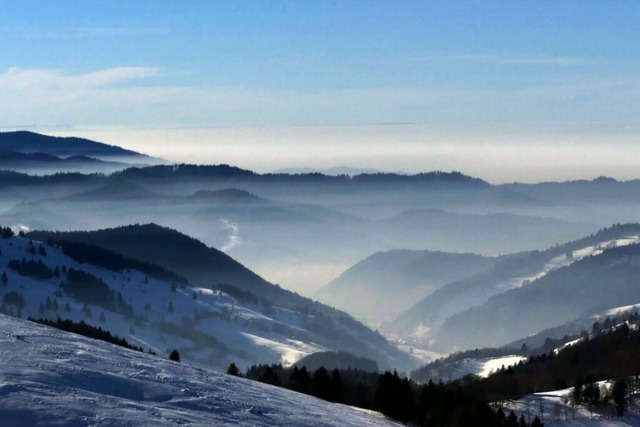 Ausblick zwischen Schauinsland und Notschrei  | Foto: Silke Kohlmann