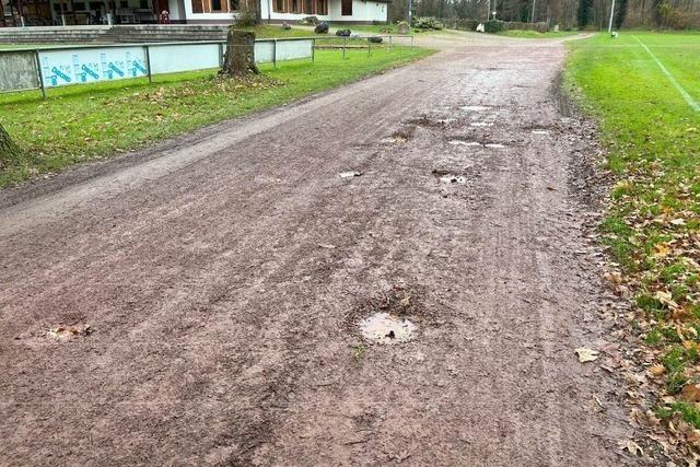 Zufahrtswege zu Sportanlagen: Sasbacher Rat entscheidet sich fr grundlegende Sanierung