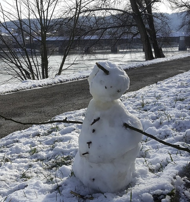 Einen Schneemann wird&#8217;s zu Weihnachten wohl nicht geben.  | Foto: Felix Held