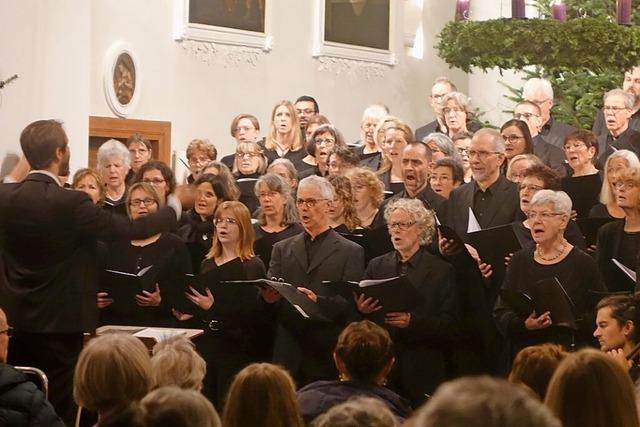 Der Motettenchor Lrrach schenkt berhrende Weihnachtsfreude