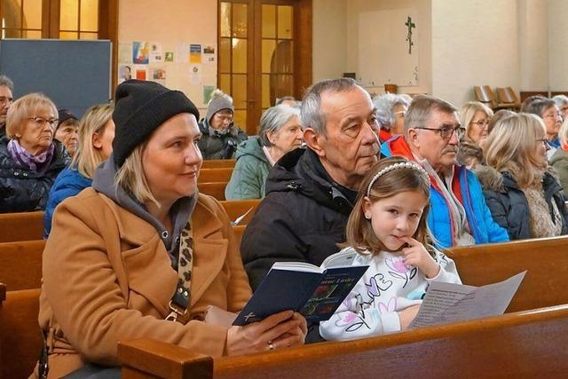 Wunschsingen mit dem Kinderchor in der Christuskirche in Rheinfelden