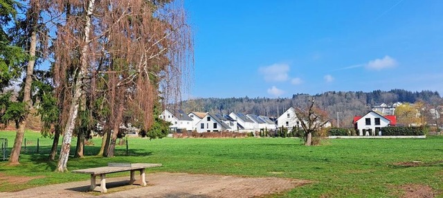 Der Bolzplatz mit Tischtennisplatte in der Huttmatt  | Foto: Martina David-Wernk