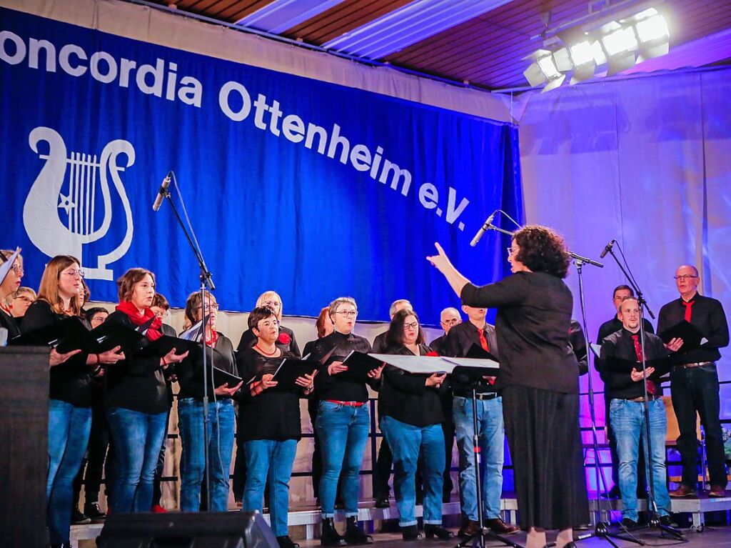 Januar: Das Jahreskonzert der Concordia Ottenheim begeistert in der Rheinauenhalle.