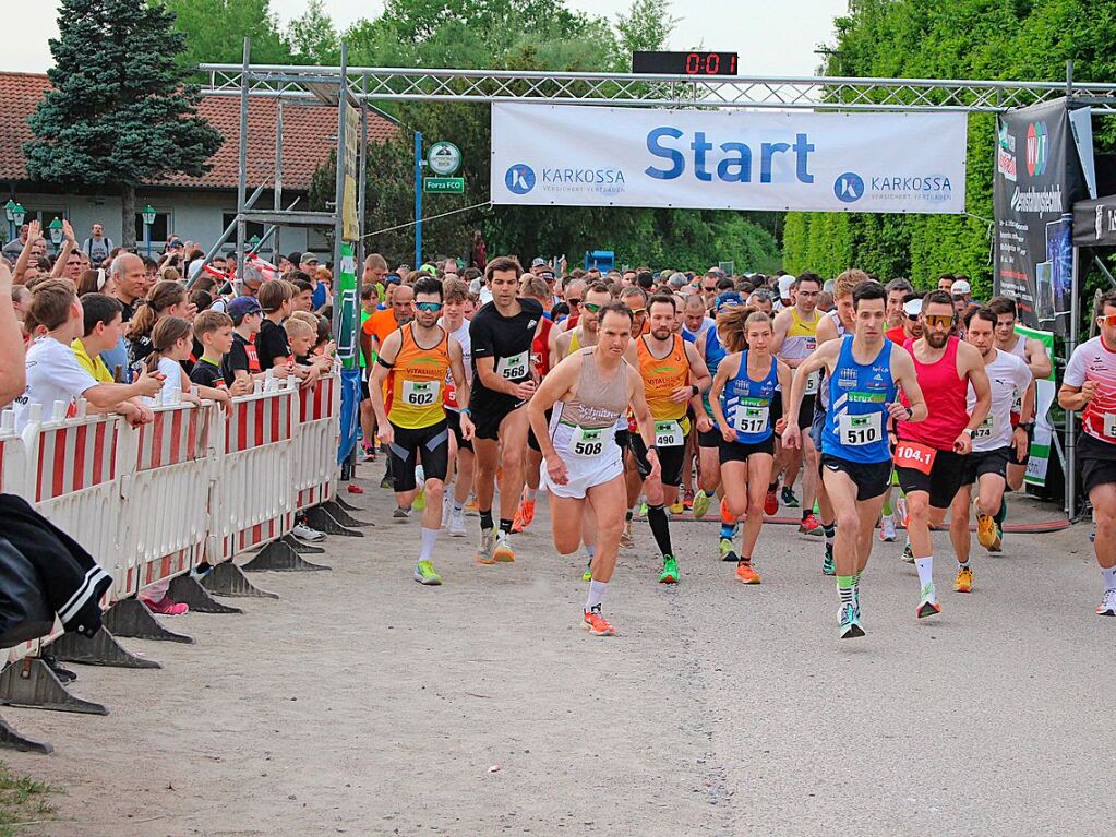 Mai: Beim Lauf in den Mai in Ottenheim  gingen 764 Luferinnen und Lufer im Alter zwischen sechs und 82 Jahren an den Start.