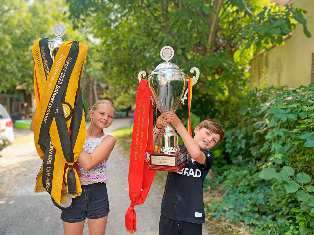 August: Anna und Lukas Schtzle sind erfolgreiche Jungzchter und erzhlen von ihrem Hobby.