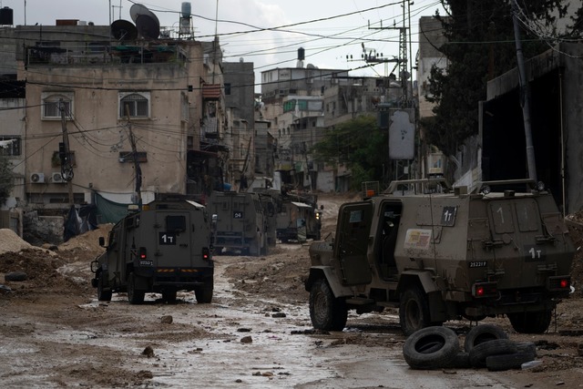 Wieder gibt es bei einem israelischen ...&auml;reinsatz Tote im Westjordanland.  | Foto: Majdi Mohammed/AP/dpa