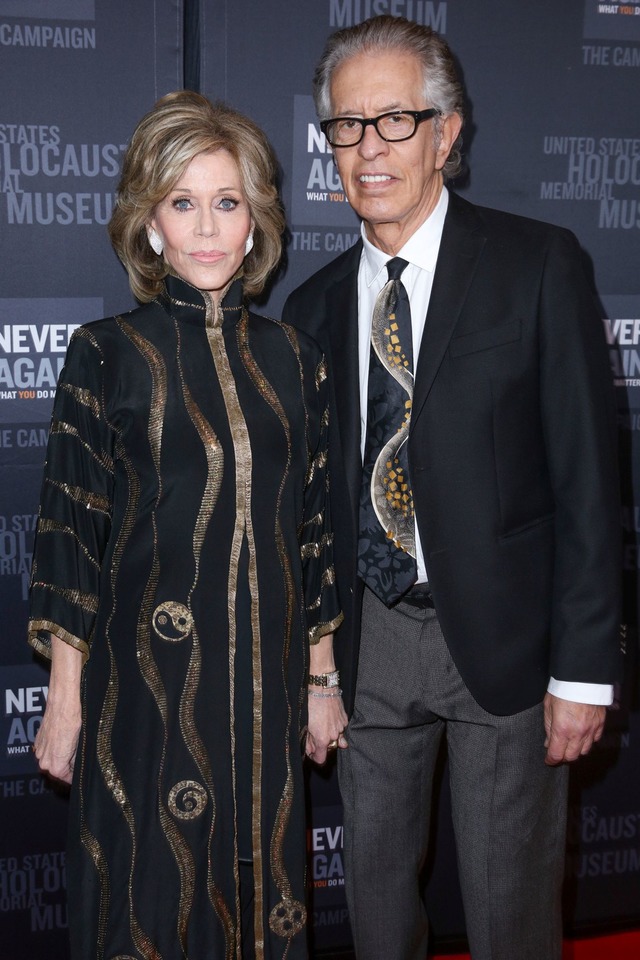 Richard Perry mit Ex-Partnerin Jane Fonda. (Archivbild)  | Foto: Rich Fury/Invision/AP/dpa