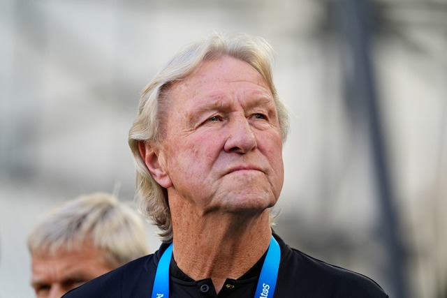 Traut dem DFB-Team den EM-Titel zu: Ex-Trainer Horst Hrubesch.  | Foto: Julio Cortez/AP/dpa