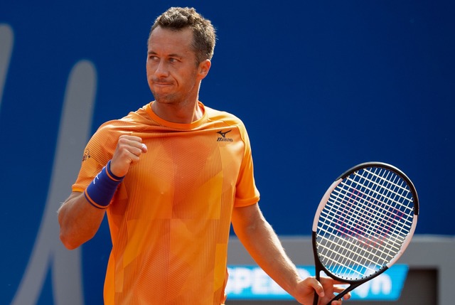 Philipp Kohlschreiber arbeitet als Trainer von Tennis-Talent Justin Engel.  | Foto: Sven Hoppe/dpa