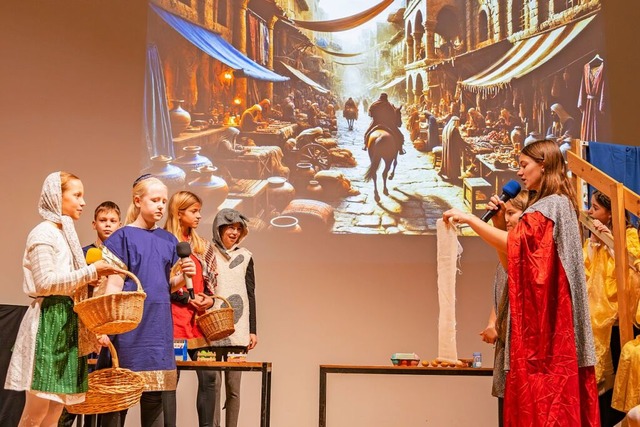 Mit ihrem Weihnachtsmusical  begeister...er ihr Publikum in der Christuskirche.  | Foto: Alexandra Gnzschel