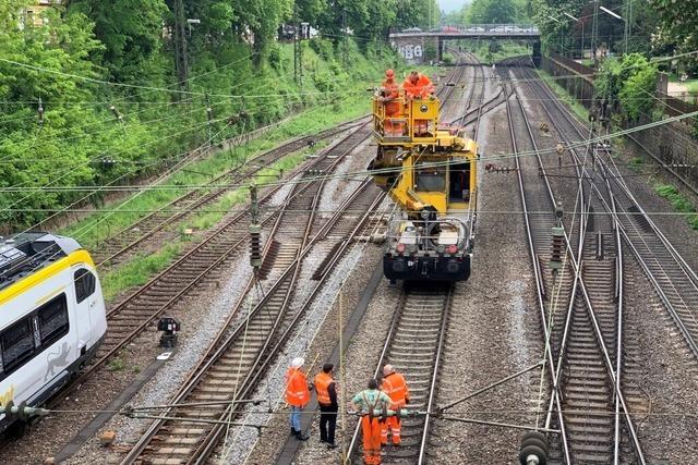 Der Zugverkehr wird auch 2025 durch Reparaturarbeiten beeintrchtigt sein