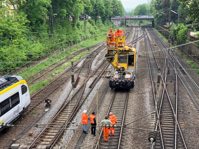 Reparaturen werden den Zugverkehr auch...ldet Baden-Wrttemberg keine Ausnahme.  | Foto: Helmut Seller 