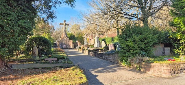 Blick auf den Bergfriedhof in Lahr, der im November 1905 eingeweiht wurde.   | Foto: Christian Kramberg