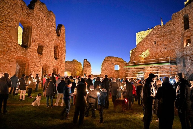 Burgweihnacht in Staufen  | Foto: Bernhard Seitz