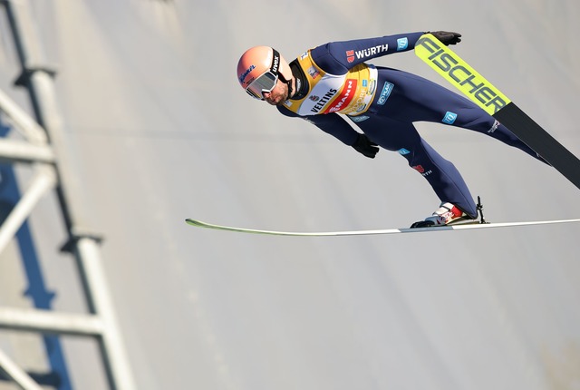 Pius Paschke in Oberstdorf.  | Foto: Daniel Karmann/dpa