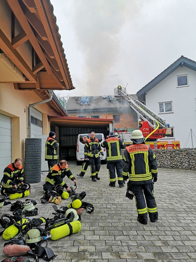 Grobrand in der Ortsmitte von Bhl  | Foto: Ralf Burgmaier