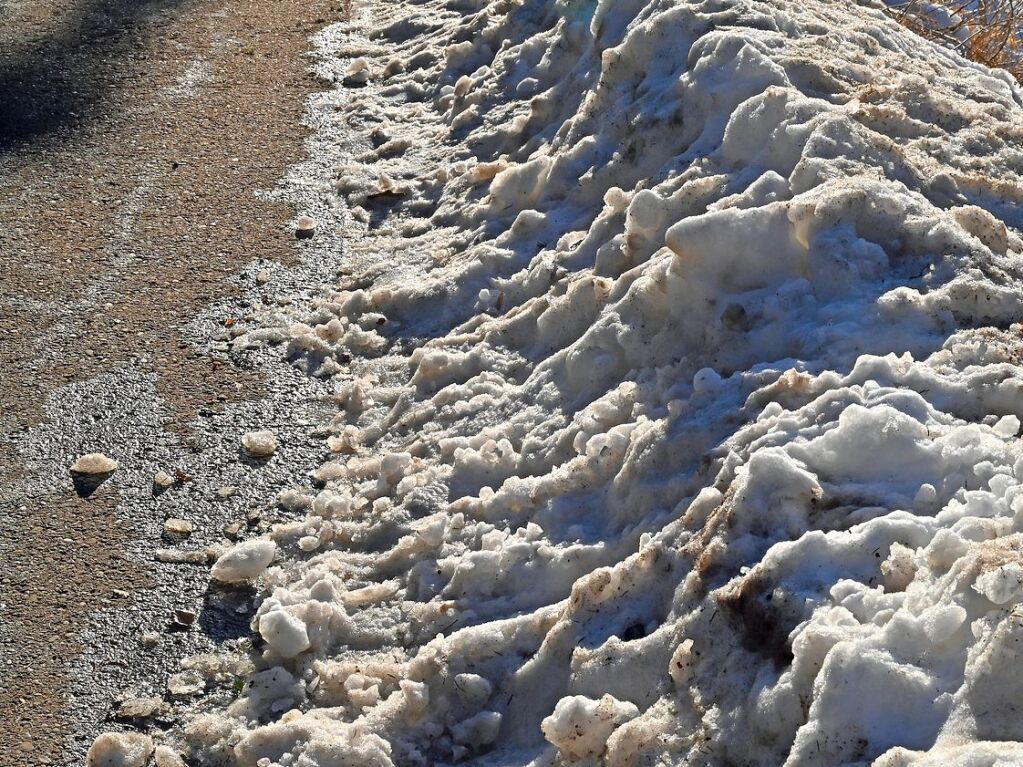 Bei schnstem Wetter und Schnee zog es am Samstag einige Freiburgerinnen und Freiburger auf den Schauinsland.