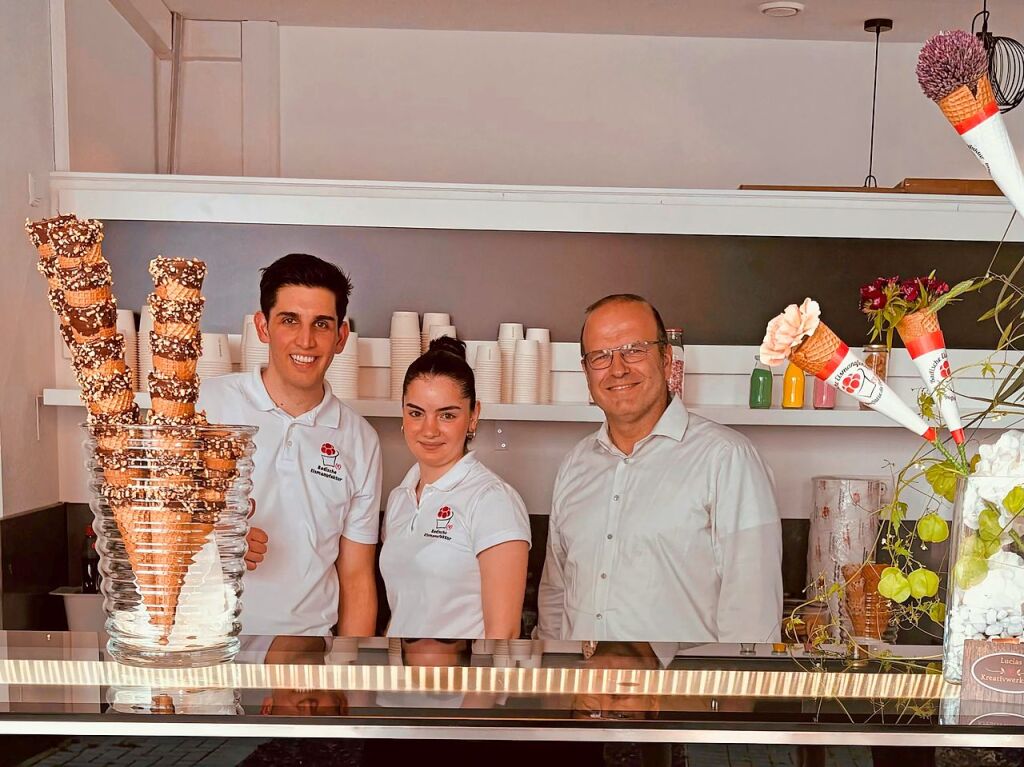 Die Badische Eismanufaktur hat in Meienheim eine Eisdiele erffnet.